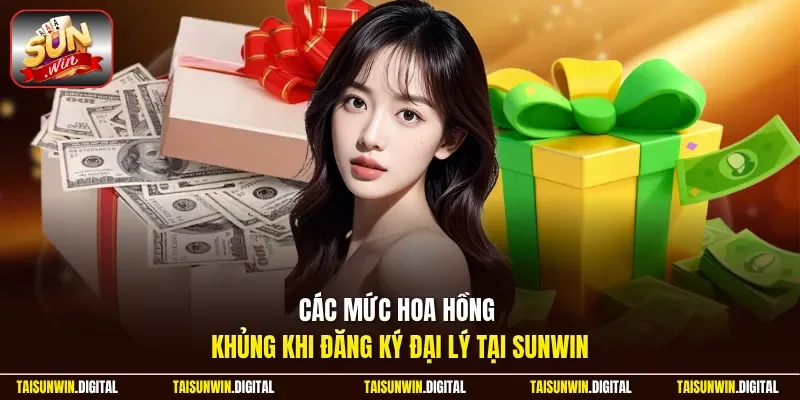 Các mức hoa hồng khủng khi đăng ký đại lý tại Sunwin