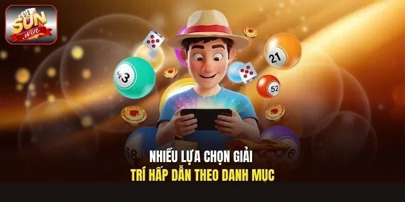 Nhiều lựa chọn giải trí hấp dẫn theo danh mục
